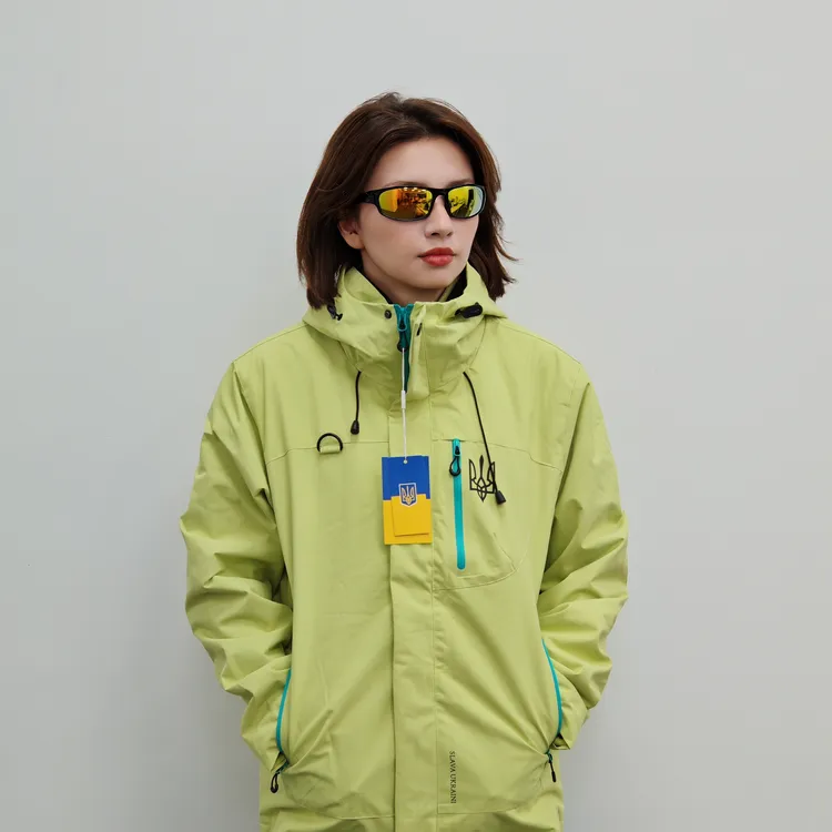 【GoFast-J领航者】乌克兰文化衫户外冲锋衣三合一防水防风连帽