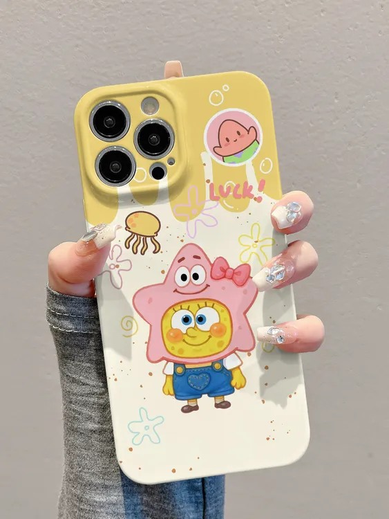 菲林软壳防摔海绵宝宝适用苹果17AIR华为reno14小米17vivox200x8s