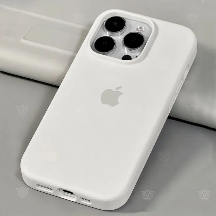 白色适用iPhone16promax手机壳苹果15pro液态14硅胶13保护套17Air