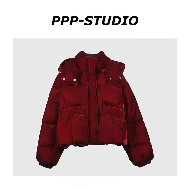 『PP-STUDIO』冬季新款时尚休闲简约宽松90白鹅绒羽绒服*20253731