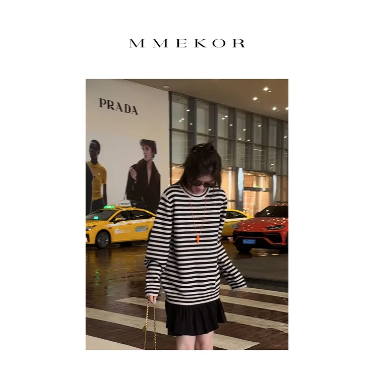 MMEKOR“水星手信”针织衫 2025新款秋款高智淡人风上衣 30386