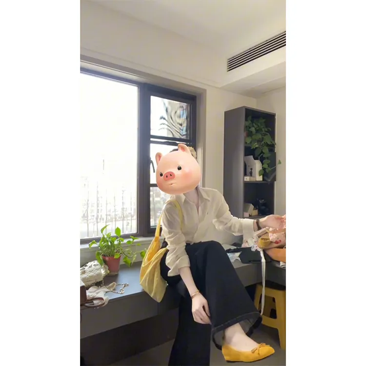 MARIE.COCO气质宽松长袖衬衫女春秋季宽松气质翻休闲宽松长裤套装