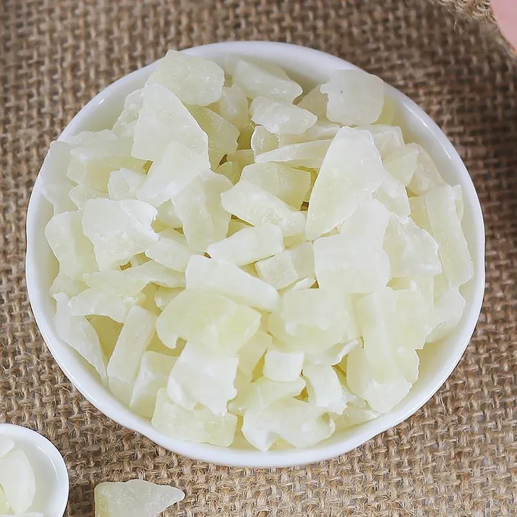 果脯白桃丁冻干水果乾桃粒碎白桃乾桃肉桃子蜜饯乾果泡茶泡水