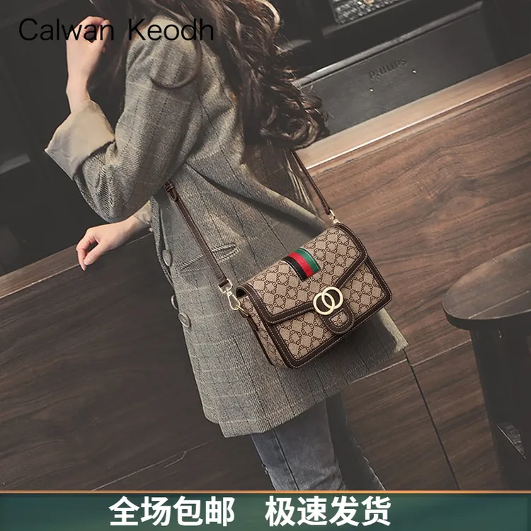 Calwan Keodh包包女复古风小众斜挎包妈妈包生日礼物送女友送老婆