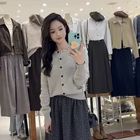 【鞠子JuZi】7811#高品质气质浣熊毛针织上衣（长约51）