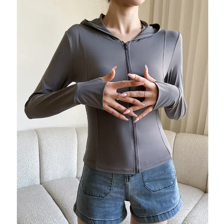 茉寻严选新款修身防晒衣女款外套防紫外线夏季冰丝透气防晒服适用