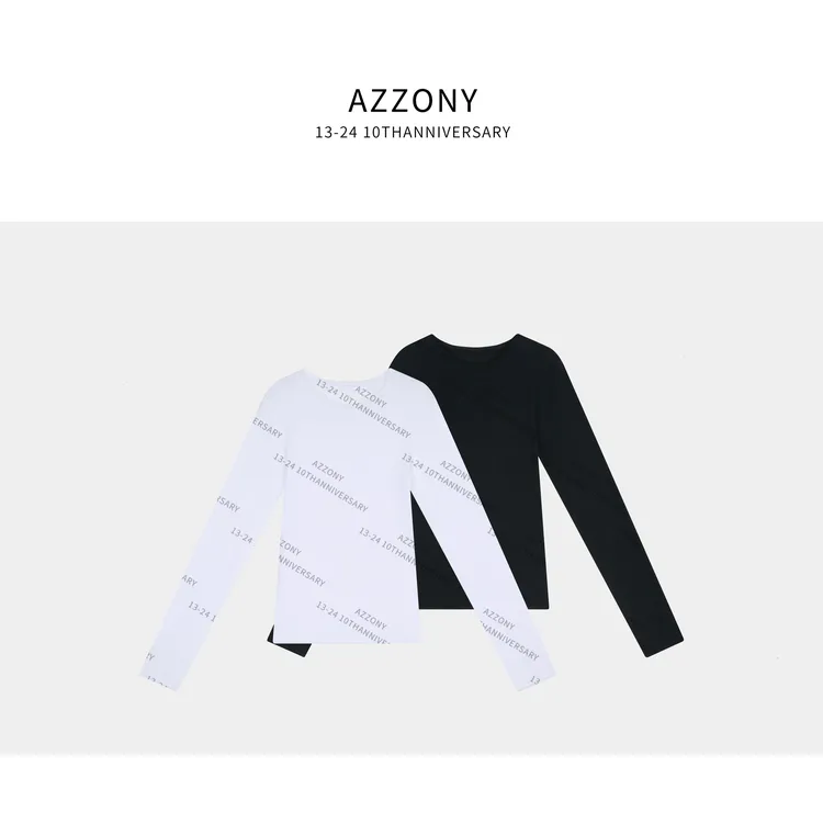 4 YYL  纯棉薄透白T 2025冬款上新winter  WFJ6022