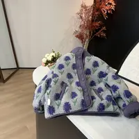 【高品质】女童加厚冬装棉服2024新款儿童双面穿棉袄中大童加棉外套