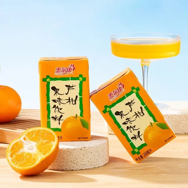 惠尔康芦柑饮料248ml*24盒整箱冬瓜茶菊花茶植物饮料怀旧童年饮品