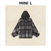 [MINI L ]“约克爵士”羊毛泰迪毛感复古英伦格时尚百搭一手长棉服 