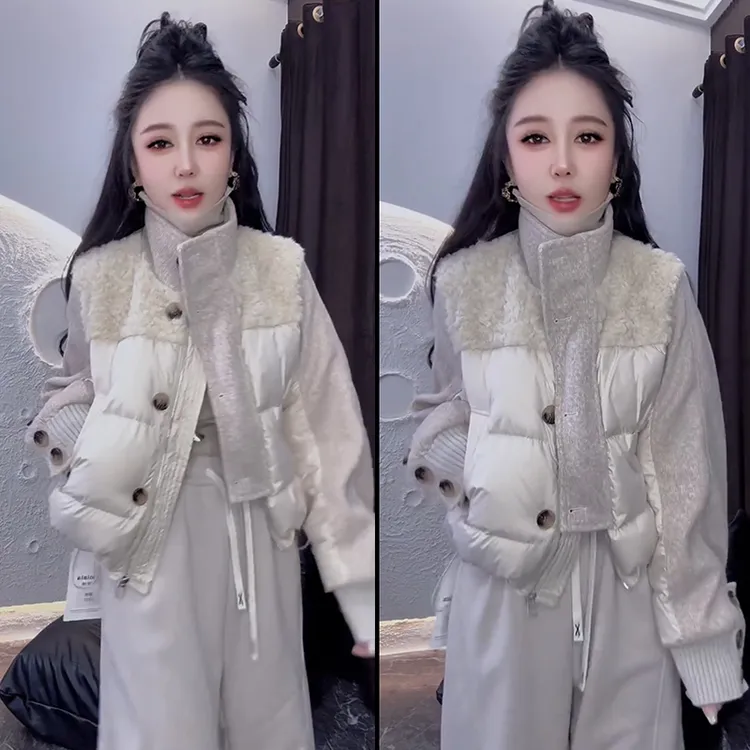 2025秋冬新款时尚显瘦气质网红高档洋气女高级百搭宽松大码棉服潮