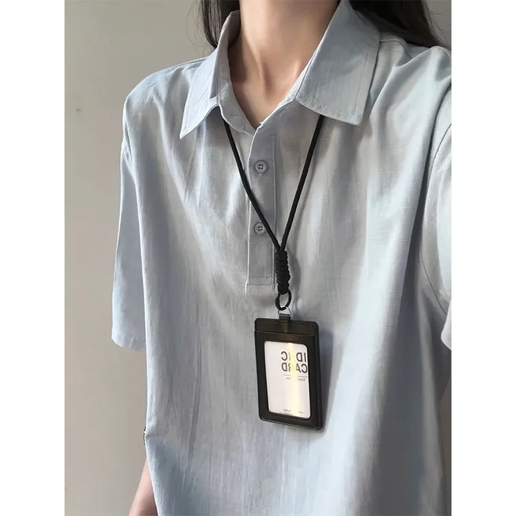 老钱风Polo衫短袖男款夏季薄款衬衫领t恤轻熟风半袖上衣