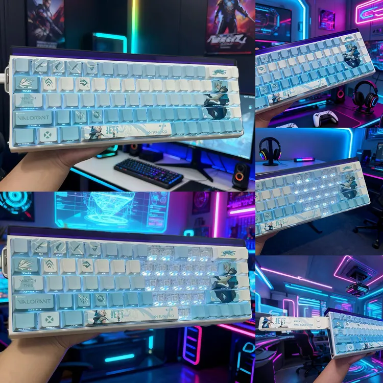 捷风2.0键帽侧刻透光ace68 x87 MT87醉鹿a75 迈从jet75 65 87等