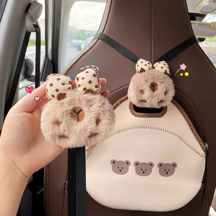 适用吉利星愿挂钩车内座椅一体式卡皮巴拉可爱内饰挂勾汽车用品女