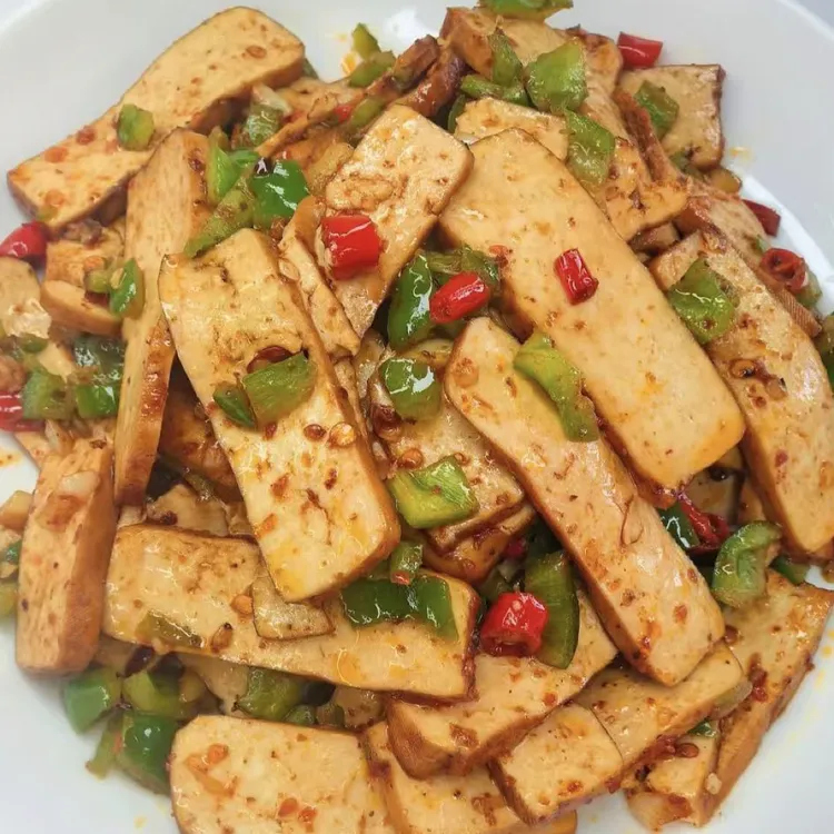 正宗山泉水车田炸豆腐纯原产地仙源豆腐豆腐干烟熏豆腐干