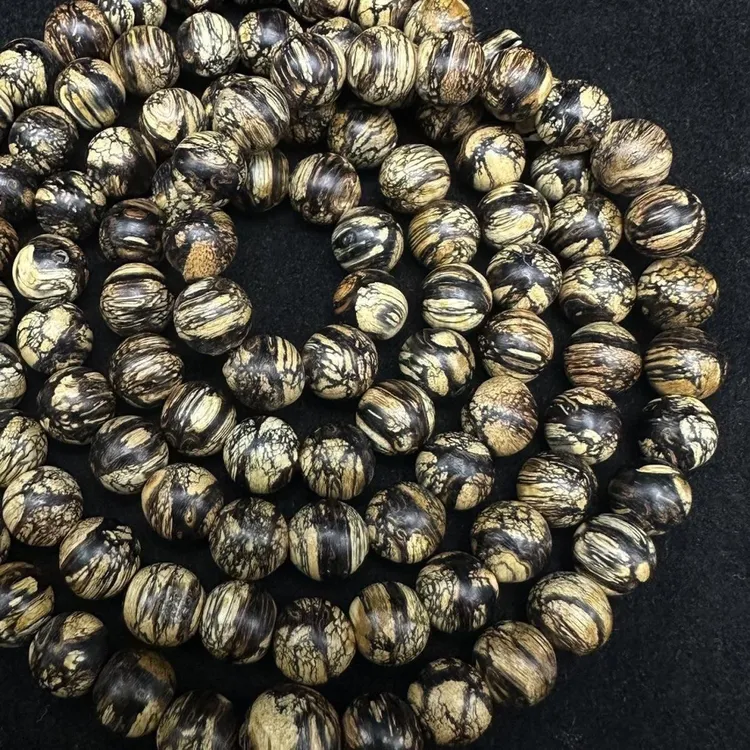 非金属木质手链 百年老料满瘤疤0.8*108颗木串香味非常好闻