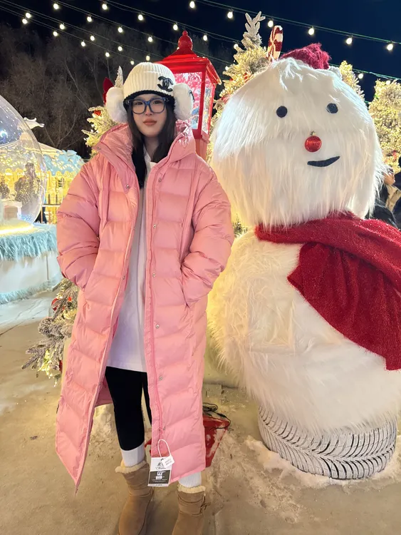 6788#大码排骨棉服宽松加厚女冬季外套韩版长款棉衣休闲连帽爆款