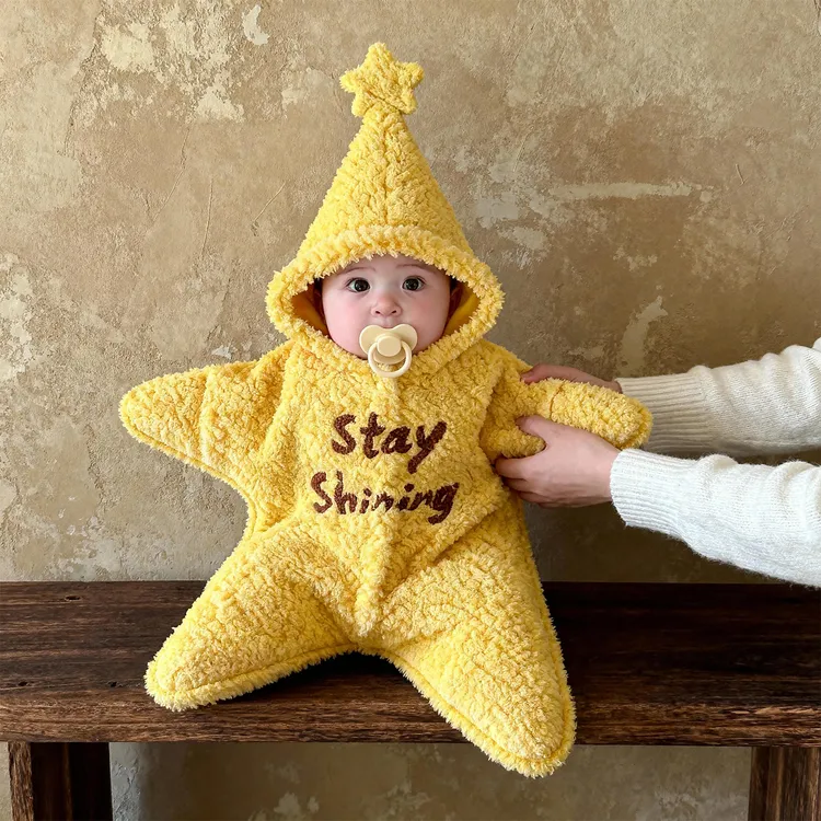 婴儿连体衣秋冬季保暖宝宝衣服冬装超萌幼儿冬款睡袋抱衣小孩爬服