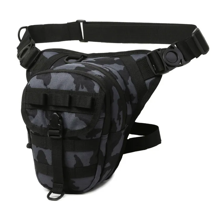 战术腿包男士骑行摩托车机车多功能防水路亚户外绑腿腰包斜挎包