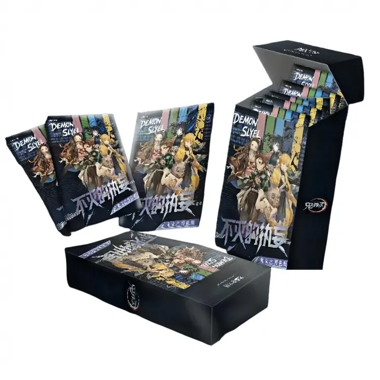 【拆卡*紫藤花文创 】 鬼灭之刃-不灭的执妄色纸 潮玩盲盒（二创）