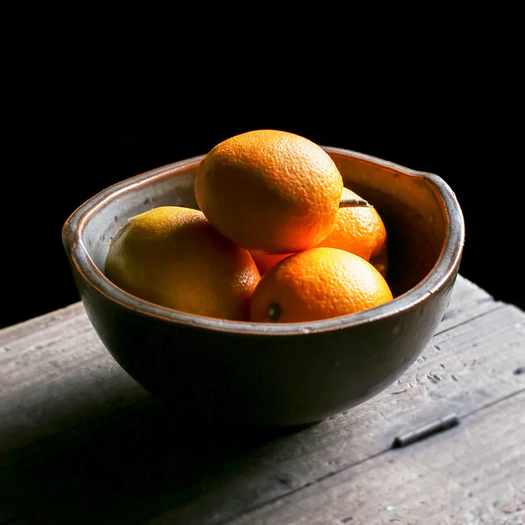 大号异形碗手工水果盆茶点盘陶瓷点心盘茶室零食干盘糕点客厅摆盘