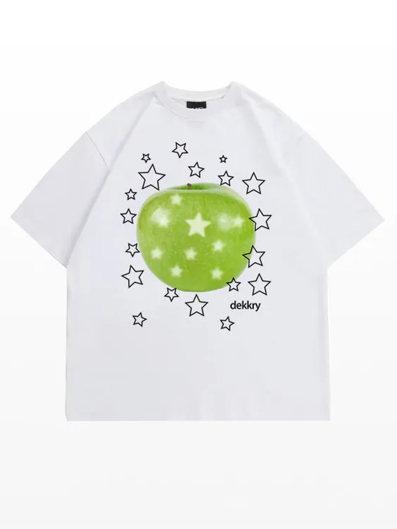 美式复古chic正肩印花纯棉短袖T恤女夏季新爆款大码显瘦半袖上衣