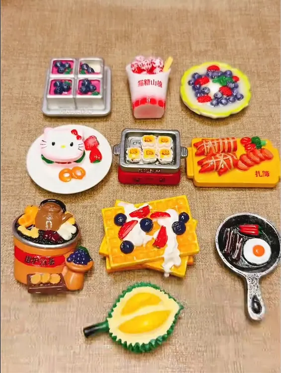 高玩树脂3D立体食玩冰箱贴