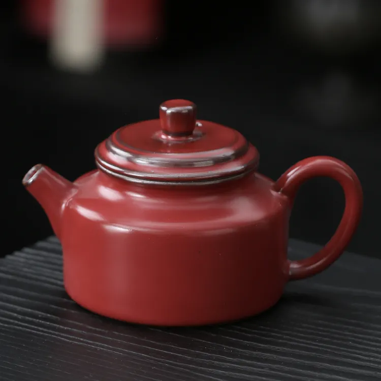 原矿老岩泥德钟壶单壶陶瓷茶具茶壶中式功夫茶壶茶具茶杯46泡茶壶