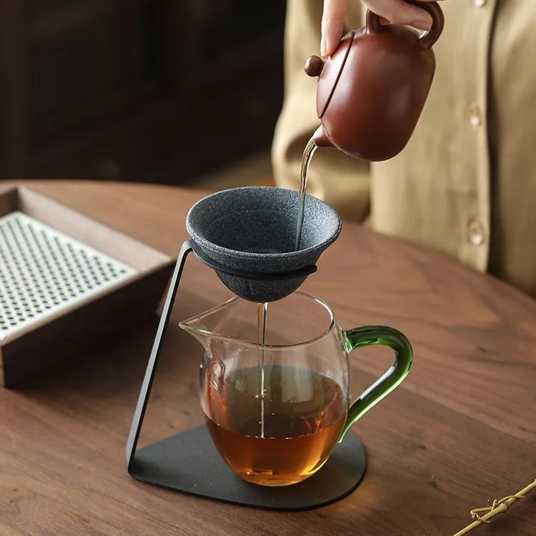 【送运费险】家用高端无孔茶漏茶滤过滤网表演泡茶神器陶瓷