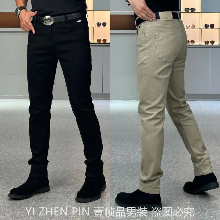 【断码清】宝藏高品质牛仔裤显瘦显腿长时尚修身小脚版型秋冬男裤