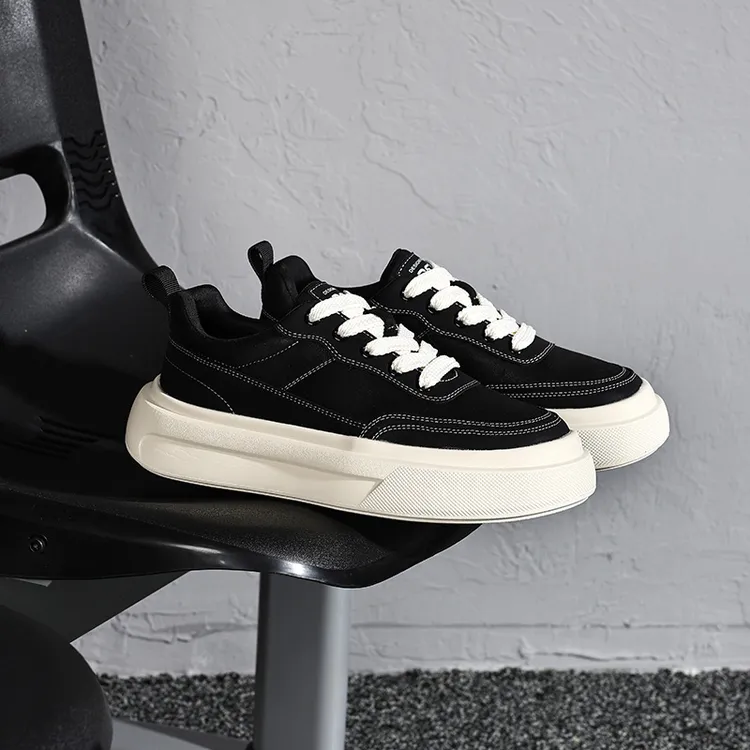 2025秋冬新款休闲百搭厚底透气休闲板鞋鞋子韩版增高小板鞋男鞋