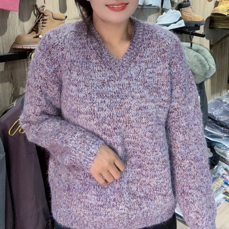 秋冬上衣针织女装宽松型薄款打底宽松夏季毛针织衫