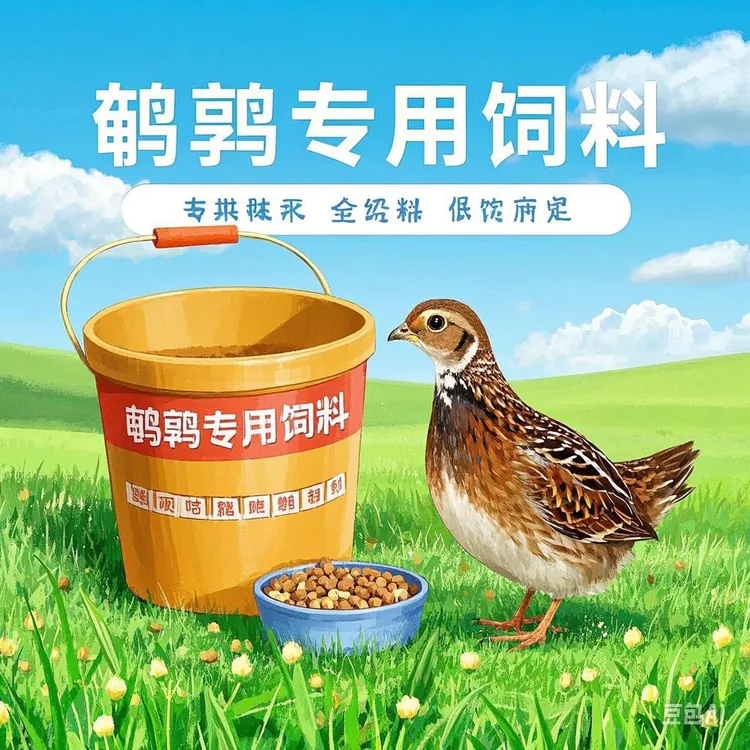 鹌鹑 专用《粉料》饲料5斤