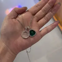 吊坠925银 葫芦满镶吊坠 通体纯银 
