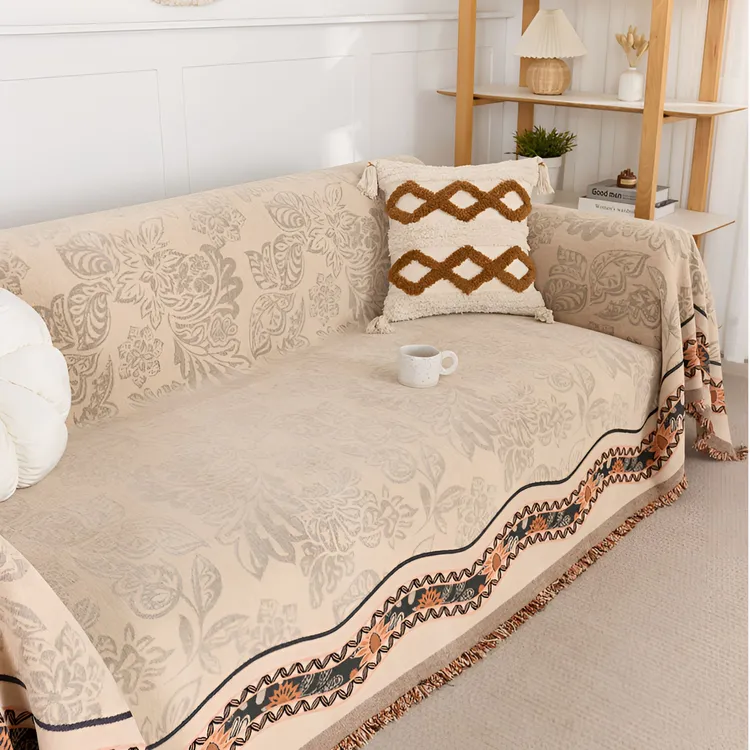 欧式轻奢复古沙发盖布四季通用防滑全包防猫抓沙发巾套罩坐垫