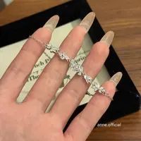 铜合金手链 【S228】气质紫藤花镶锆精致手链