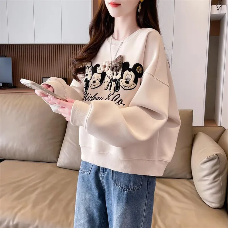 薄款设计感小众卫衣女春秋季2025新款宽松大码小个子短款洋气上衣