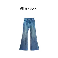 【Glozzzz】山海有灵 超绝腰臀比微喇抗皱牛仔裤修身显瘦RM 5038-1
