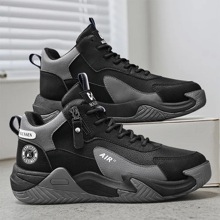 男士休闲鞋2025年冬季新款耐磨户外鞋工装鞋百搭透气防滑男鞋