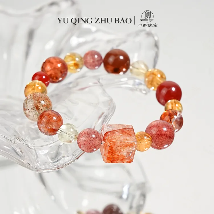 【海纳財枢】与卿珠宝  女款多样性水晶手串