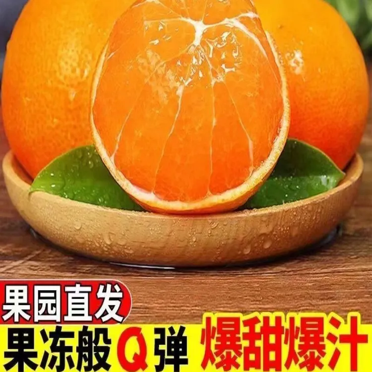 【精品】四川果冻橙爱媛橙爱媛38号果冻橙薄皮橙子手剥橙新鲜水果
