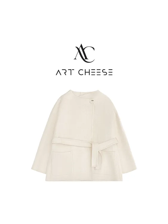 【芝士Cheese】 奔赴冬约 秋冬100绵羊毛外套时尚百搭宽松高级大衣