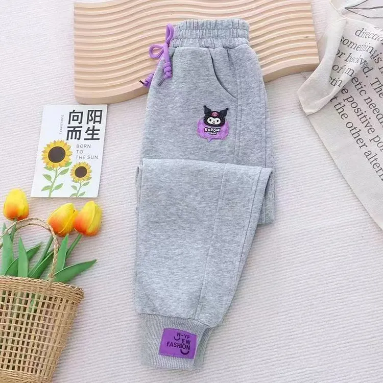 春秋休闲风长裤韩版裤子女童秋季松紧带休闲裤女儿童外穿卫裤童装