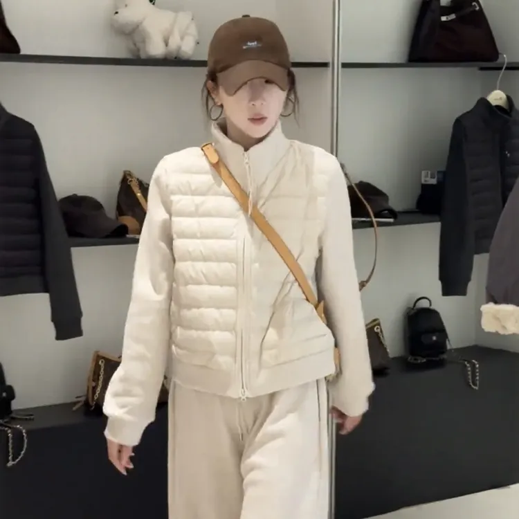 爆款设计感轻薄保暖加绒棉服短外套女装2025冬韩系超好看时尚上衣