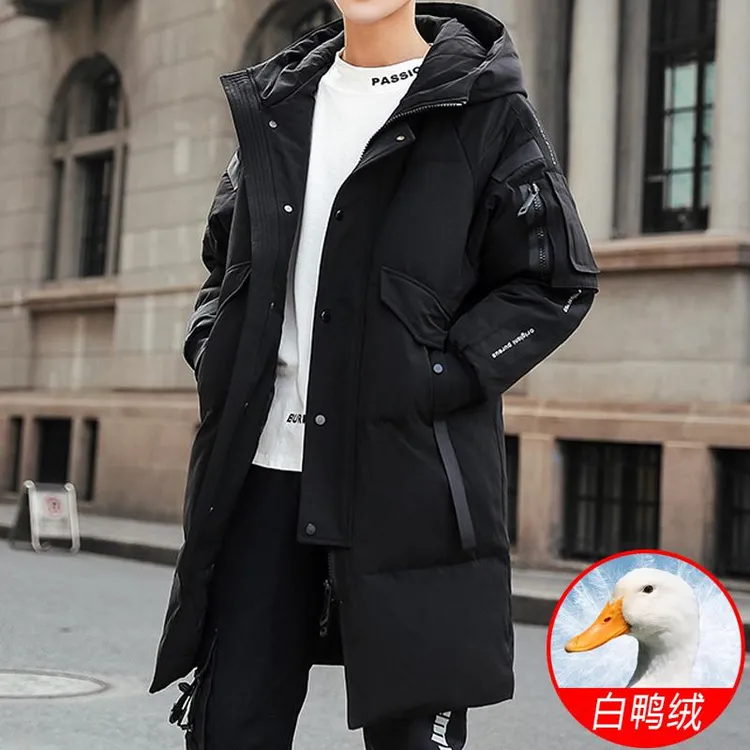 爱若摩根羽绒服男士冬季极寒加厚户外潮流休闲冬装保暖鸭绒外套
