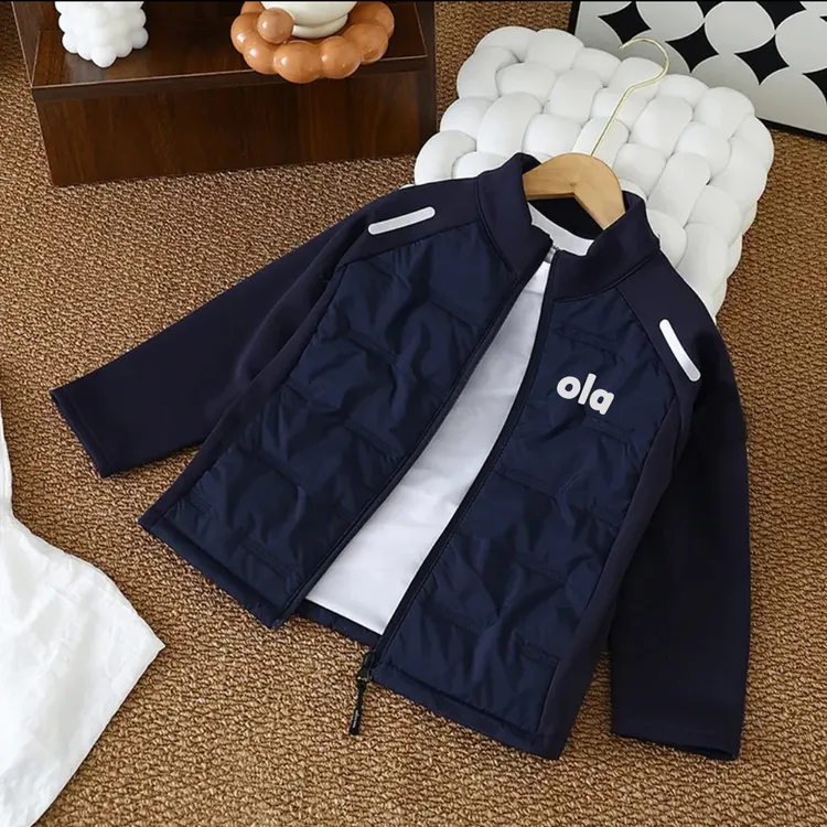 2025年休闲风立领棉袄棉服户外童装加厚儿童男童女童校服神器