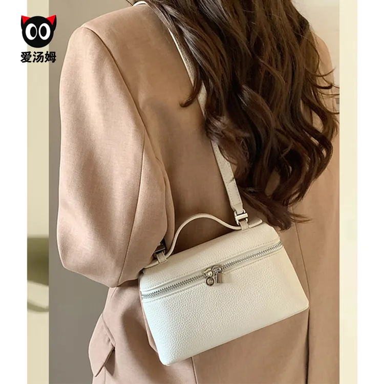 高级感2025新款Lp19饭盒包女洋气小包包女士手提单肩包轻奢斜挎包