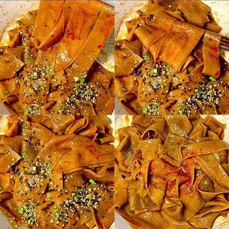 买一箱发一箱】荞麦黑面皮正宗麻酱酸辣面皮速食冲泡凉皮代餐速食