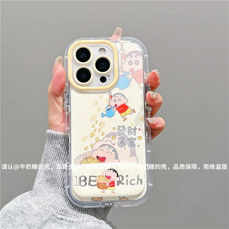 羽纱奶油壳适用苹果17/iPhone/华为荣耀/OPPO/VIVO/小米/手机壳潮