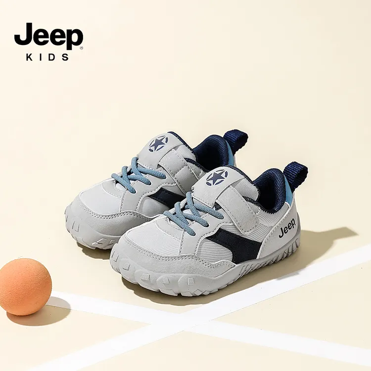 jeep男童鞋软底宝宝学步鞋2025秋季新款中小童防滑运动鞋女童鞋